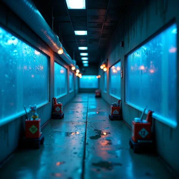 Daedalus Flux Moonlit Aqua Hall