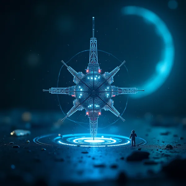 Hal9000 Flux Tiltshift Space Dyson Swarm Scaffold Lonely